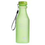Candy Colors Unbreakable Frosted Leak-proof Plastic Bottles