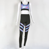 Bra+Leggings Set Floral Design