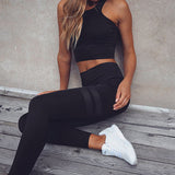 Woman Sport Fitness Gym Set